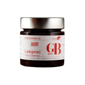 Confettura di Lampone Limone e Liquirizia 270 g – Brusadin