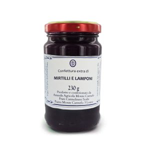 Confettura extra di Mirtilli e Lamponi