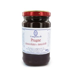 Composta di Prugne Cioccolato e Nocciole