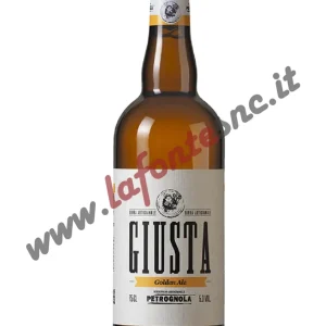 Petrognola Birra GIUSTA Golden Ale (Bionda) 75 cl. Vap.