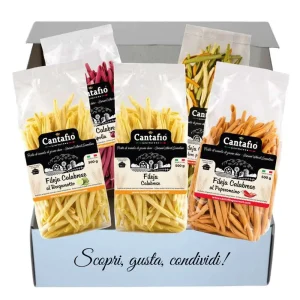 Box C’è Pasta Per Te – Fileja Calabrese Aromatizzata – Maccheroni al ferretto