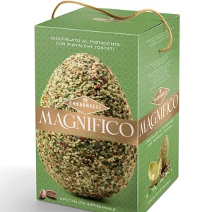 Uovo magnifico Condorelli cioccolato al pistacchio con granella pistacchio 440g