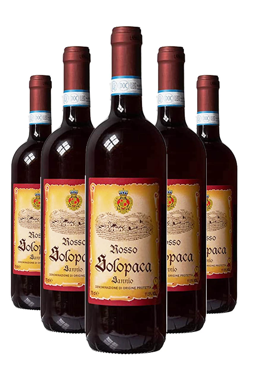 Vino Solopaca Beneventano Rosso DOC x 6 Bottiglie 75 CL Cantine Feudi