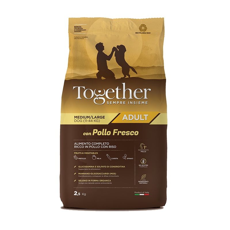 Together Pollo Fresco E Riso Medium Large Crocchette Cane